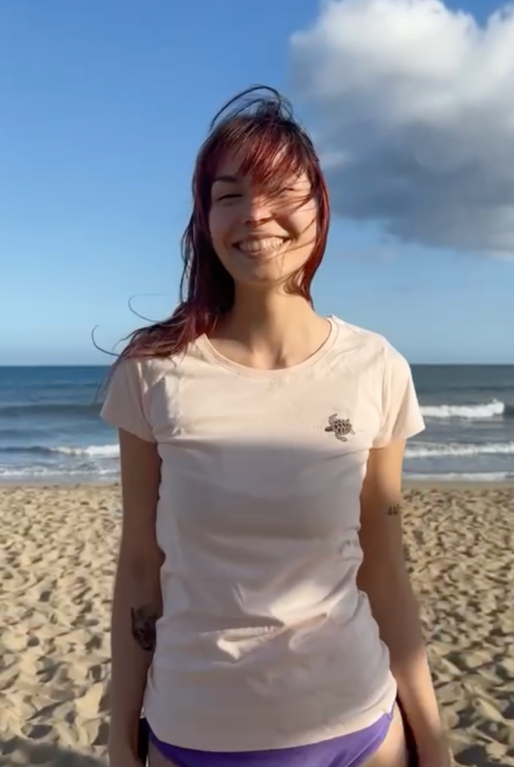 MOMO – Camiseta de algodón para mujer