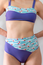 Top de bikini KANAGAWA con corte twist, tejido reciclado y almohadillas extraíbles