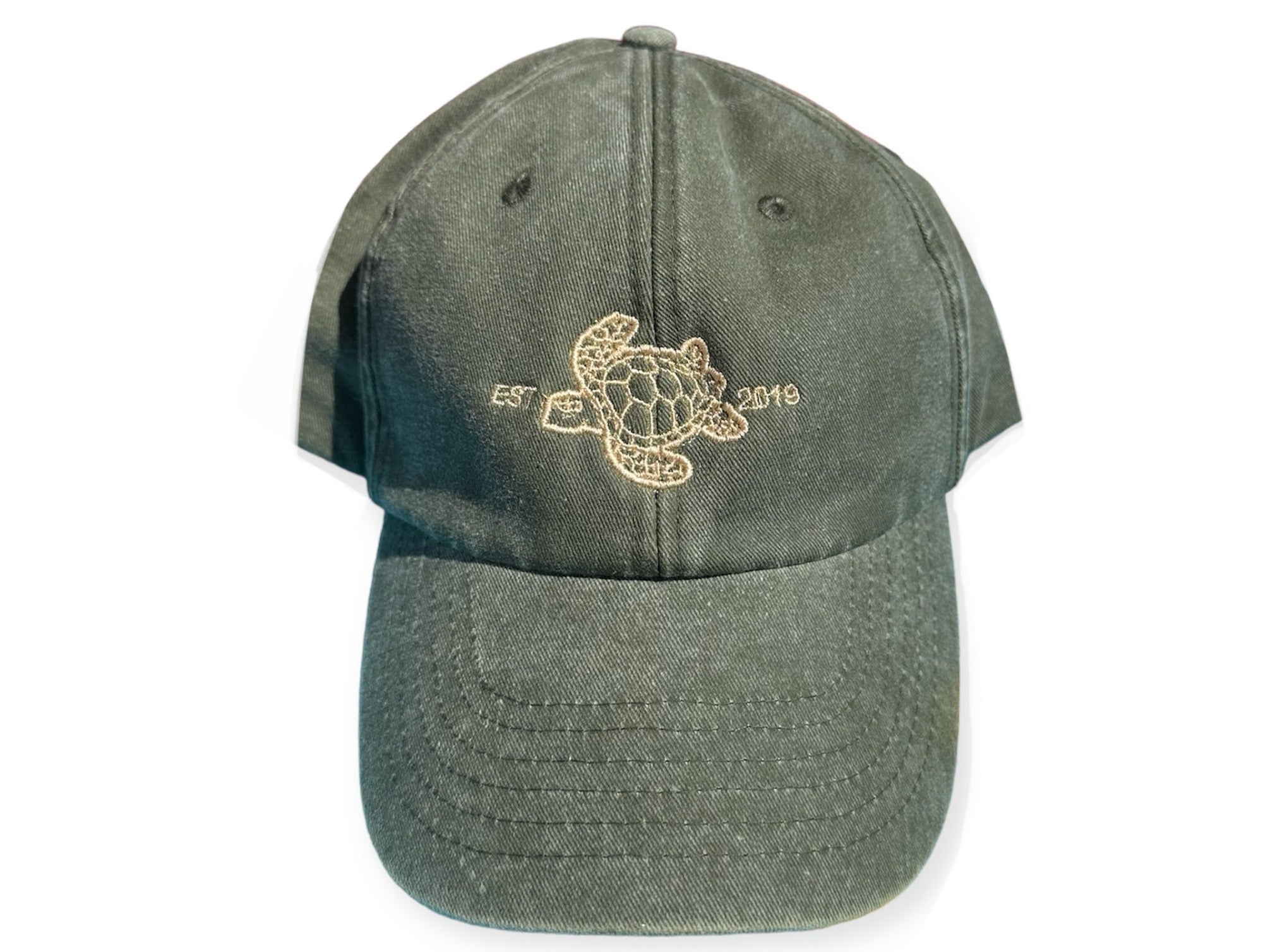 Gorra DUNE de algodón con bordado de tortuga y cierre ajustable