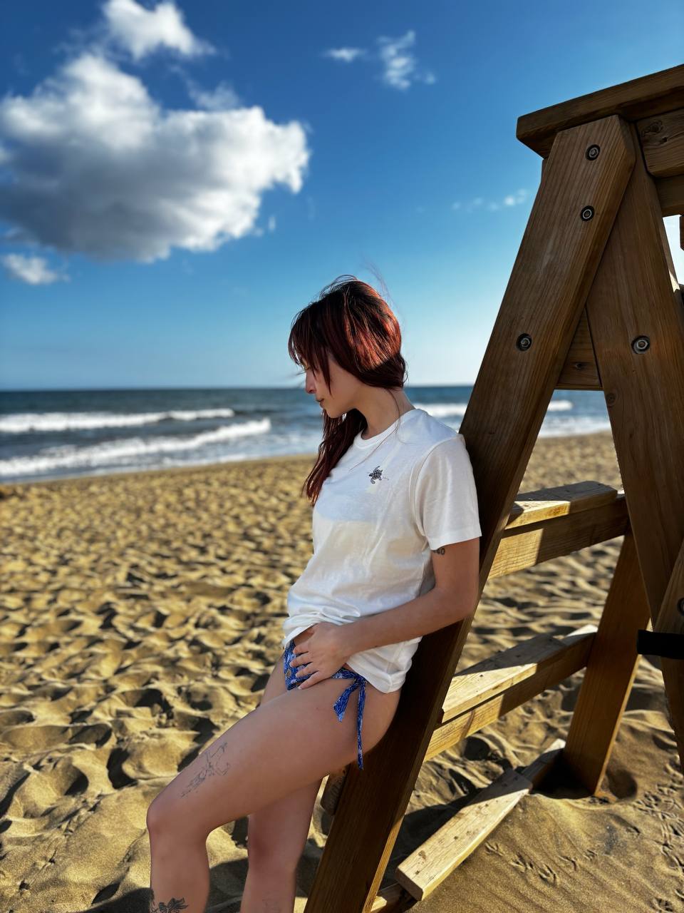 SHIRO – Camiseta básica para mujer